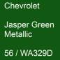 Preview: Chevrolet, Jasper Green Metallic, 56 / WA329D.